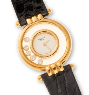 216/984 Damenarmbanduhr Chopard Happy Diamonds