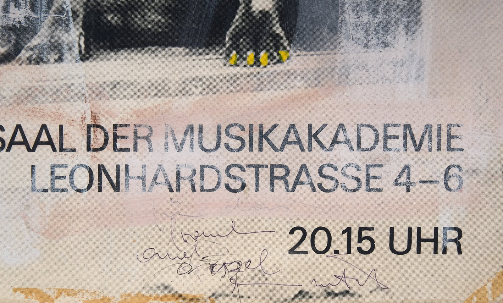 215/44 Überarbeitetes Plakat/Unikat Hermann Nitsch – Bild 2