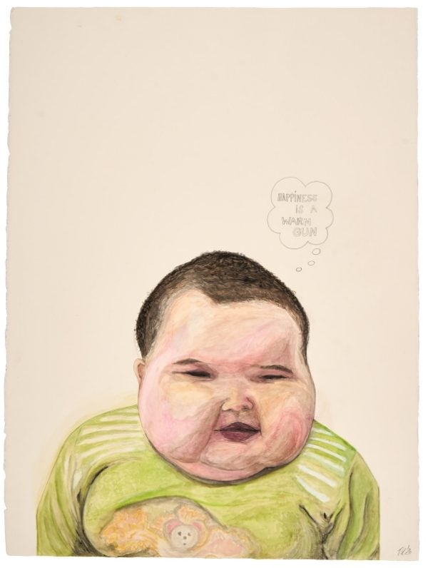 215/45 Aquarell Tobias Rehberger