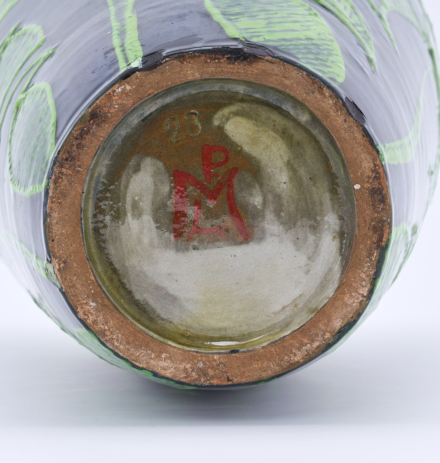 215/462: Gr. Vase i.d. Art Max Laeuger, wohl deutsch um 1930. – Bild 6