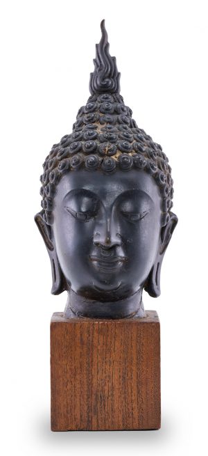 215/887 Kopf eines Buddha, Thailand wohl 19. Jh.