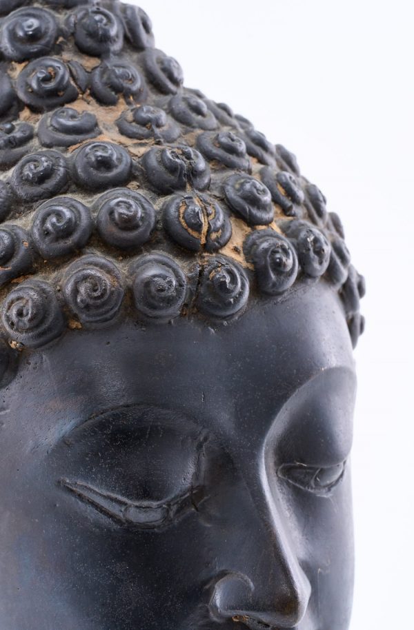 215/887 Kopf eines Buddha, Thailand wohl 19. Jh. – Bild 2