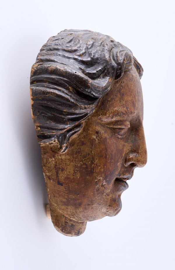 215/329 Kopf einer Assistenzfigur, Barock, 18. Jh. – Bild 3