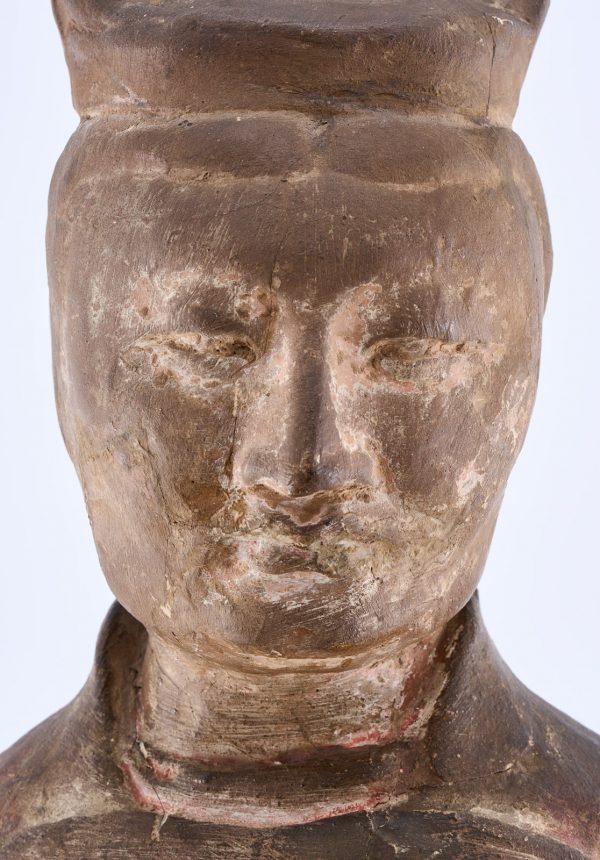 215/897 Grabwächterfigur, China wohl 18. Jh. – Bild 2