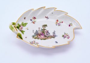 215/503: Blattschale, Meissen um 1760