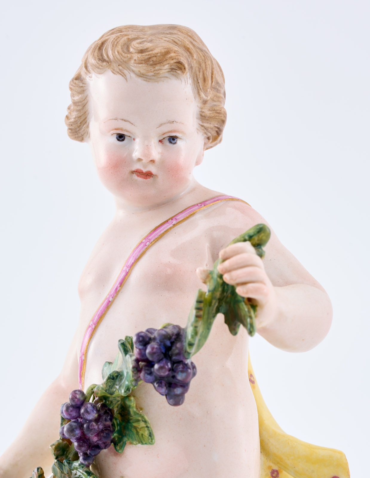 216/437 Satz von 2 Jahreszeiten-Putti "Herbst" und "Winter", Meissen um 1870. – Bild 5