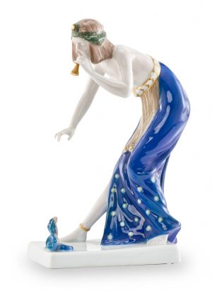 215/569: Schlangentänzerin, Rosenthal um 1920