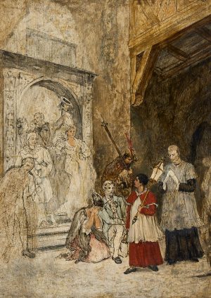 215/283 Ölstudie Joseph Weiser zugeschrieben