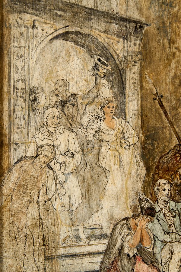 215/283 Ölstudie Joseph Weiser zugeschrieben – Bild 3