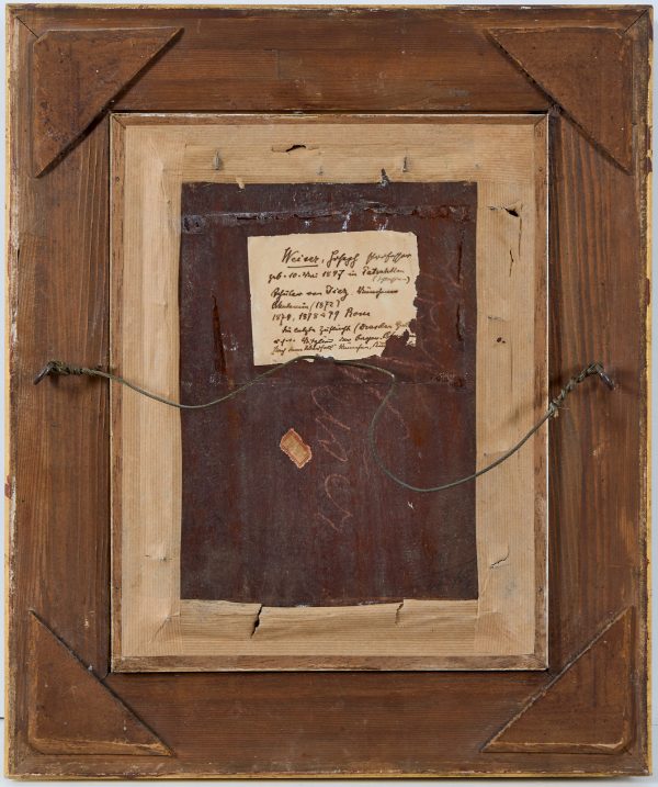 215/283 Ölstudie Joseph Weiser zugeschrieben – Bild 2