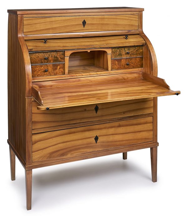215/402 Rollsekretär, Klassizismus, süddt. um 1790- 1800. – Bild 2
