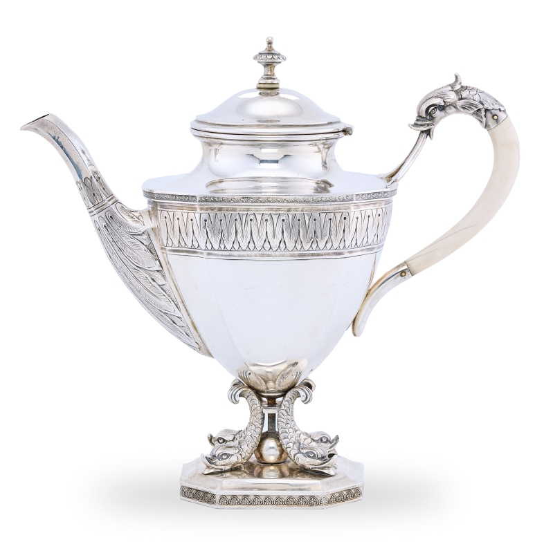 215/615: Kaffeekanne, Empire-Stil, um 1900