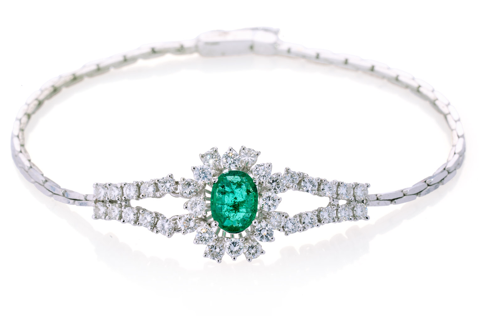 216/801 Smaragd-Brillant-Armband – Bild 2