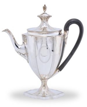 215/617: Kaffeekanne, Georgian, London 1791