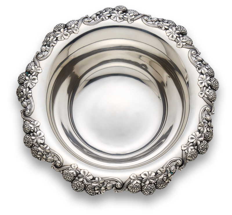 215/610: Schale "Clover", Jugendstil, Tiffany um 1905