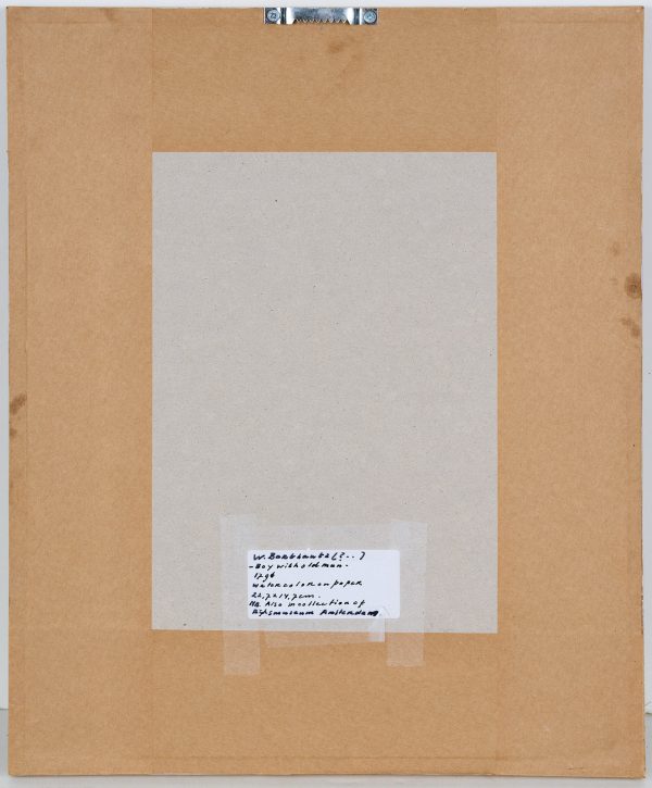 215/290 Aquarellierte Zeichnung W. Barhautz zugeschrieben – Bild 2