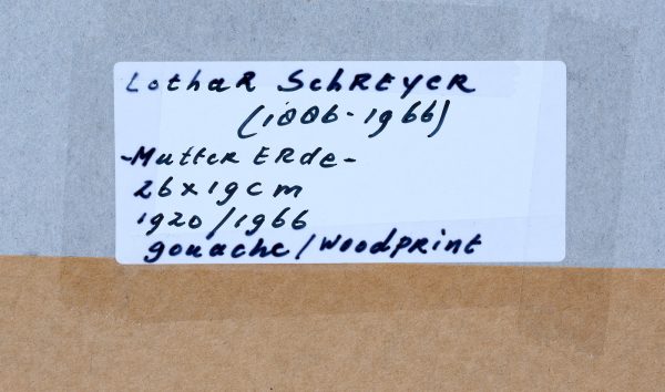 215/94 Holzschnitt Lothar Schreyer – Bild 2