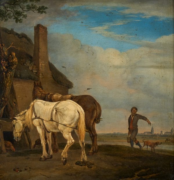 215/255 Gemälde Johann Nepomuk Giebele zugeschrieben