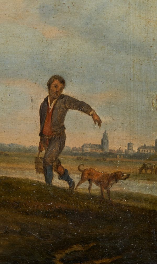 215/255 Gemälde Johann Nepomuk Giebele zugeschrieben – Bild 4