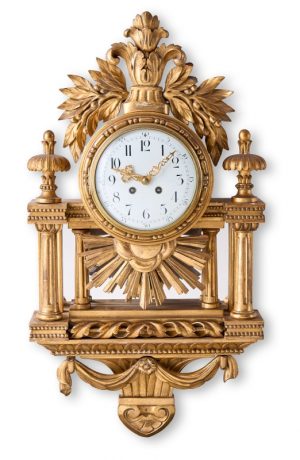 216/151 Louis-XVI-Stil-Kartelluhr, deutsch 19. Jh.