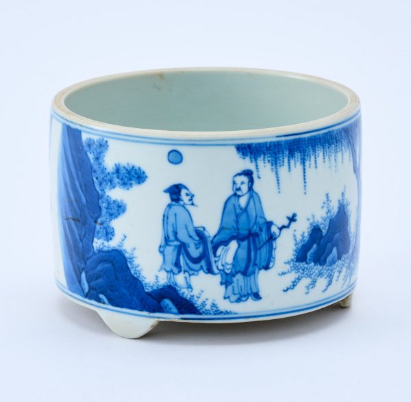 215/901 Kl. Schälchen "Weise in Landschaft", China wohl Anf. 20. Jh. – Bild 5