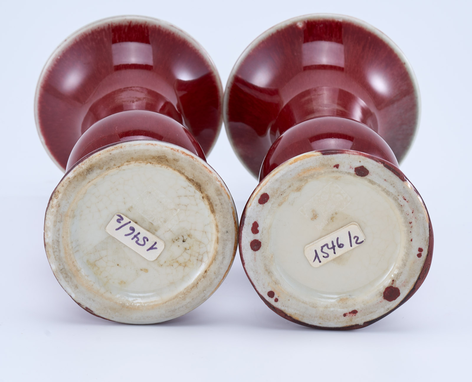 216/231 Paar kl. Vasen in Gu-Form, China wohl Anf. 19. Jh. – Bild 3