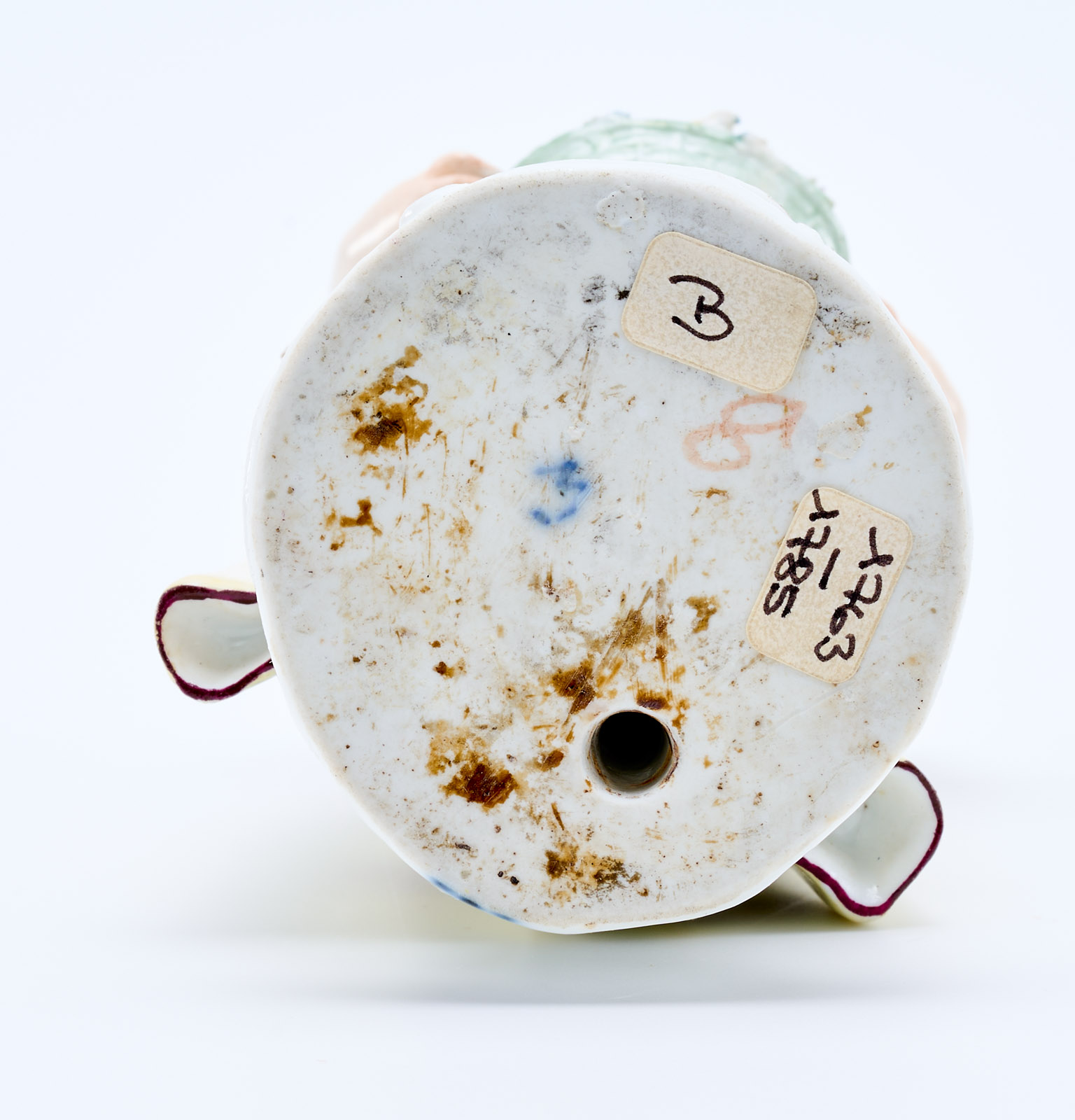 216/421 Satz von 2 Gärtnerkindern, Meissen um 1760. – Bild 3