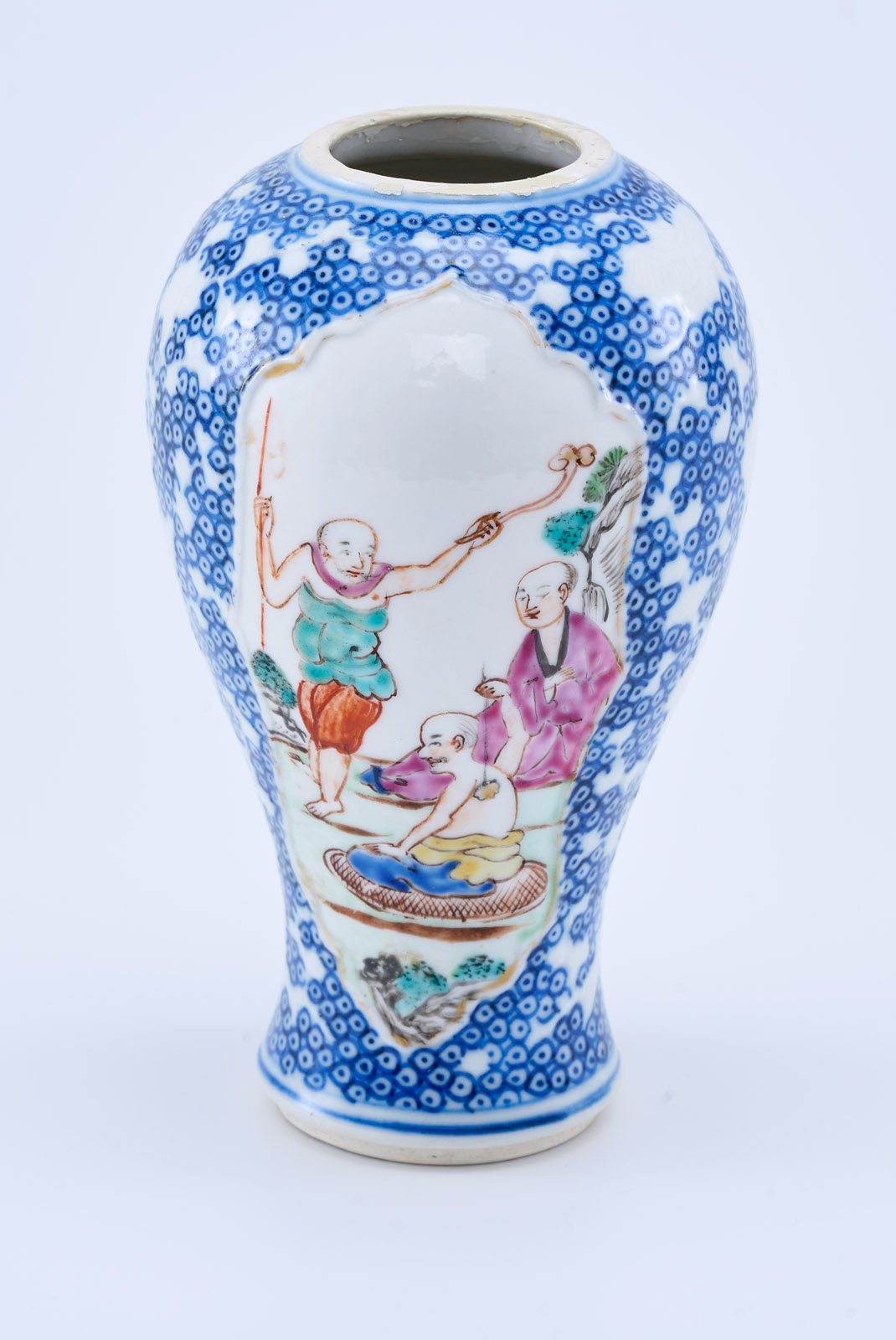 216/253 Kl. Vase, China wohl 19. Jh. – Bild 2