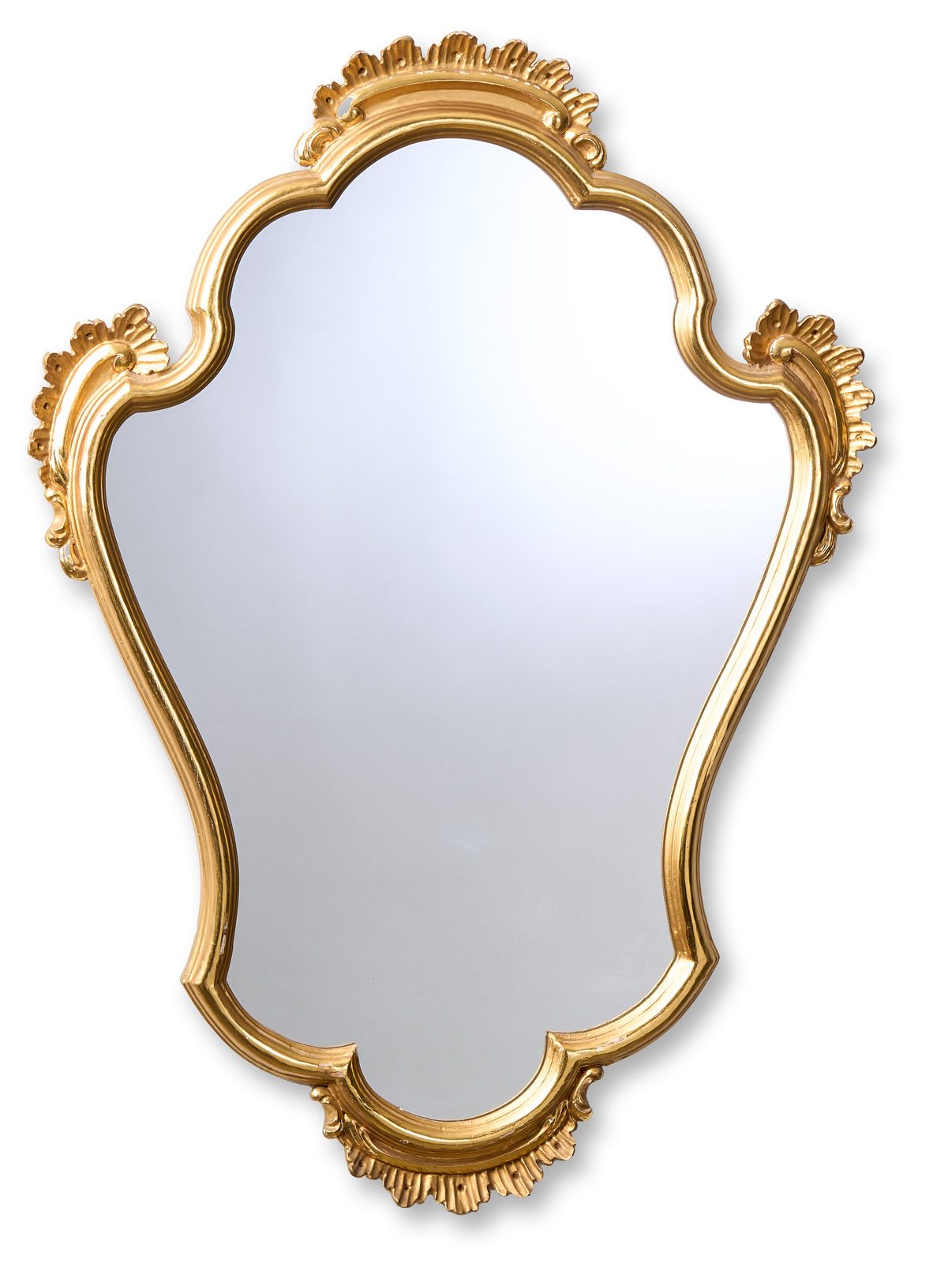 216/34 Gr. Rokoko-Stil-Spiegel, süddt. 20. Jh.