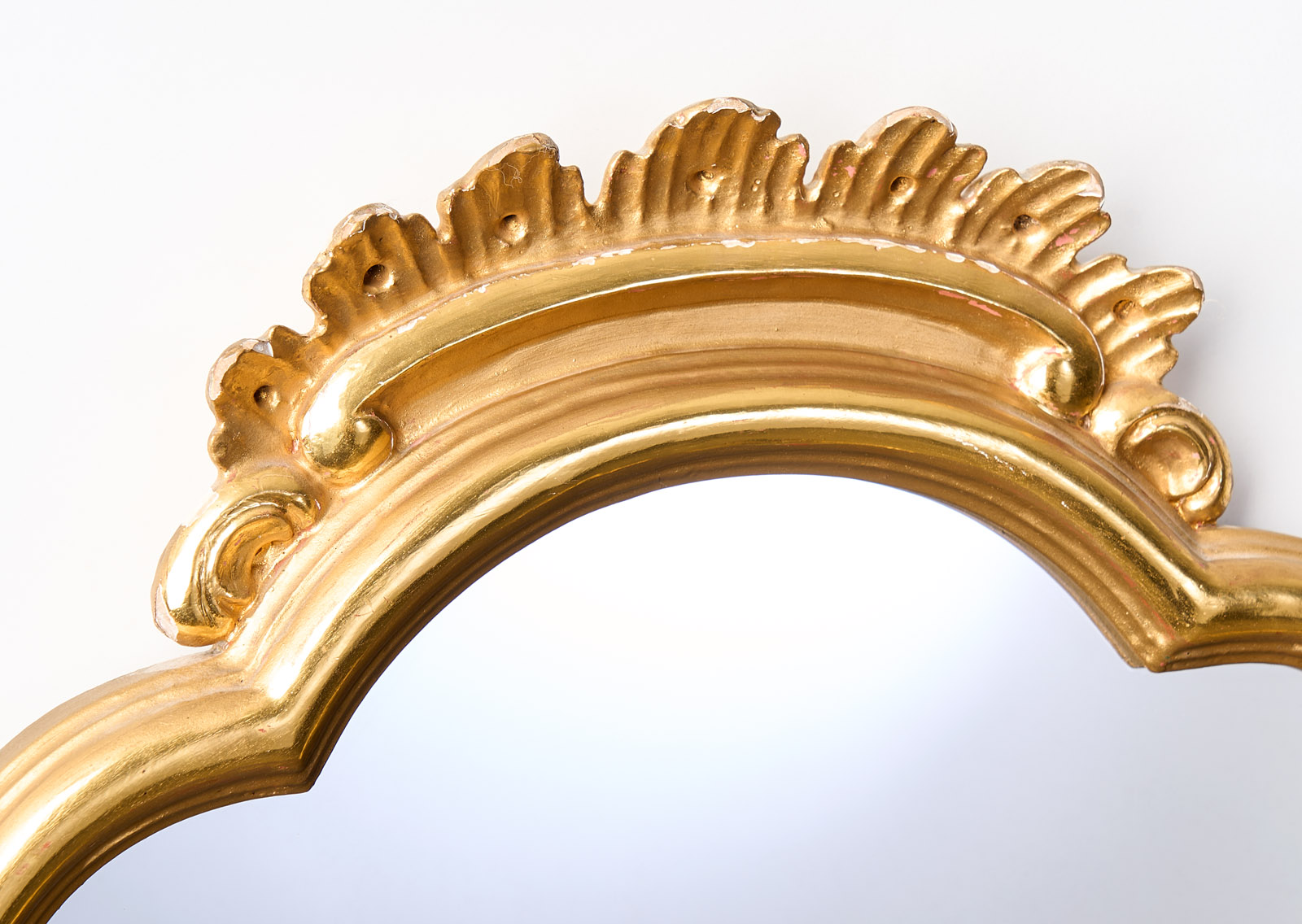 216/34 Gr. Rokoko-Stil-Spiegel, süddt. 20. Jh. – Bild 2