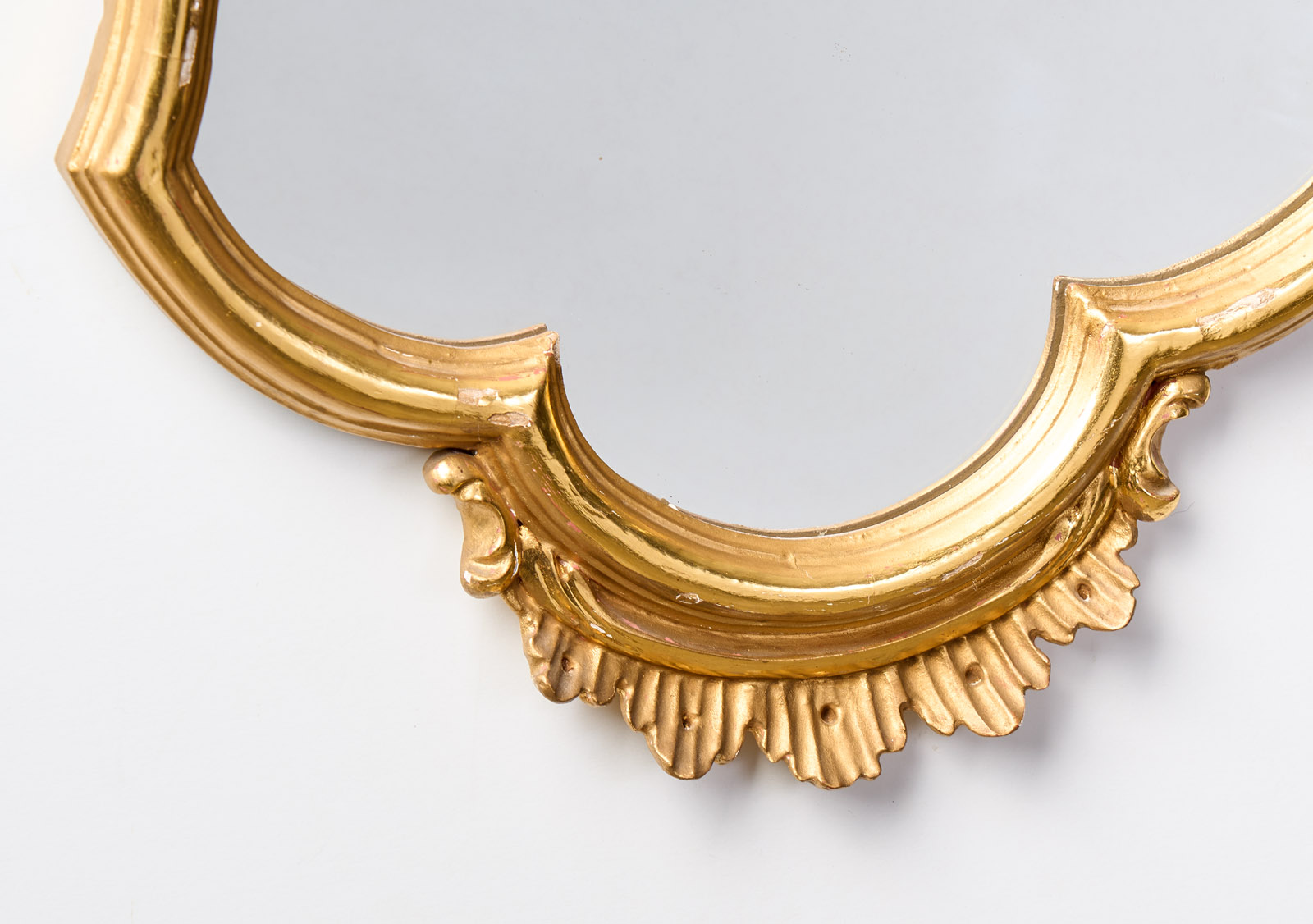 216/34 Gr. Rokoko-Stil-Spiegel, süddt. 20. Jh. – Bild 4