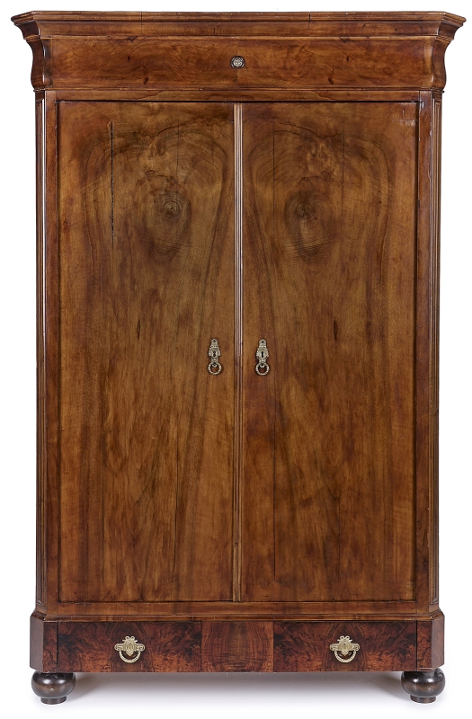 216/117 Spätbiedermeier-Schrank, süddt um 1835-40