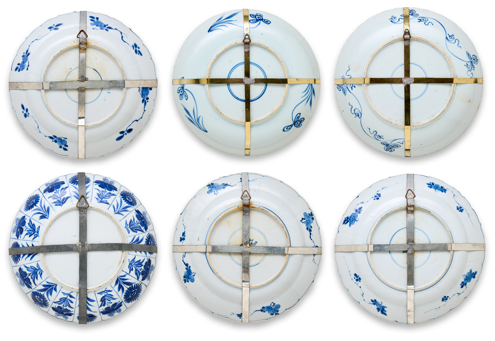 216/233 Satz von 6 gr. Tellern, China wohl 18. Jh. – Bild 2
