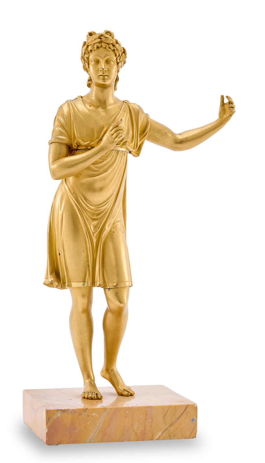 216/164 Assistenzfigur, wohl Empire, um 1810.