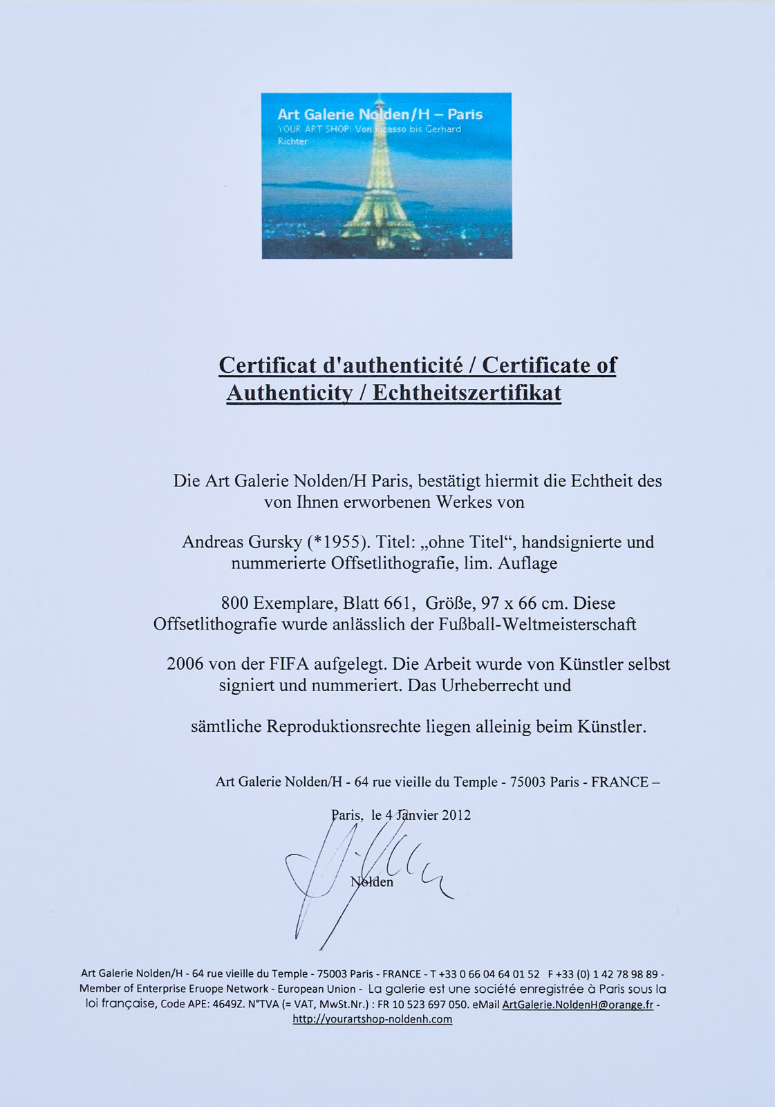 217/592 Gursky, Andreas – Bild 5