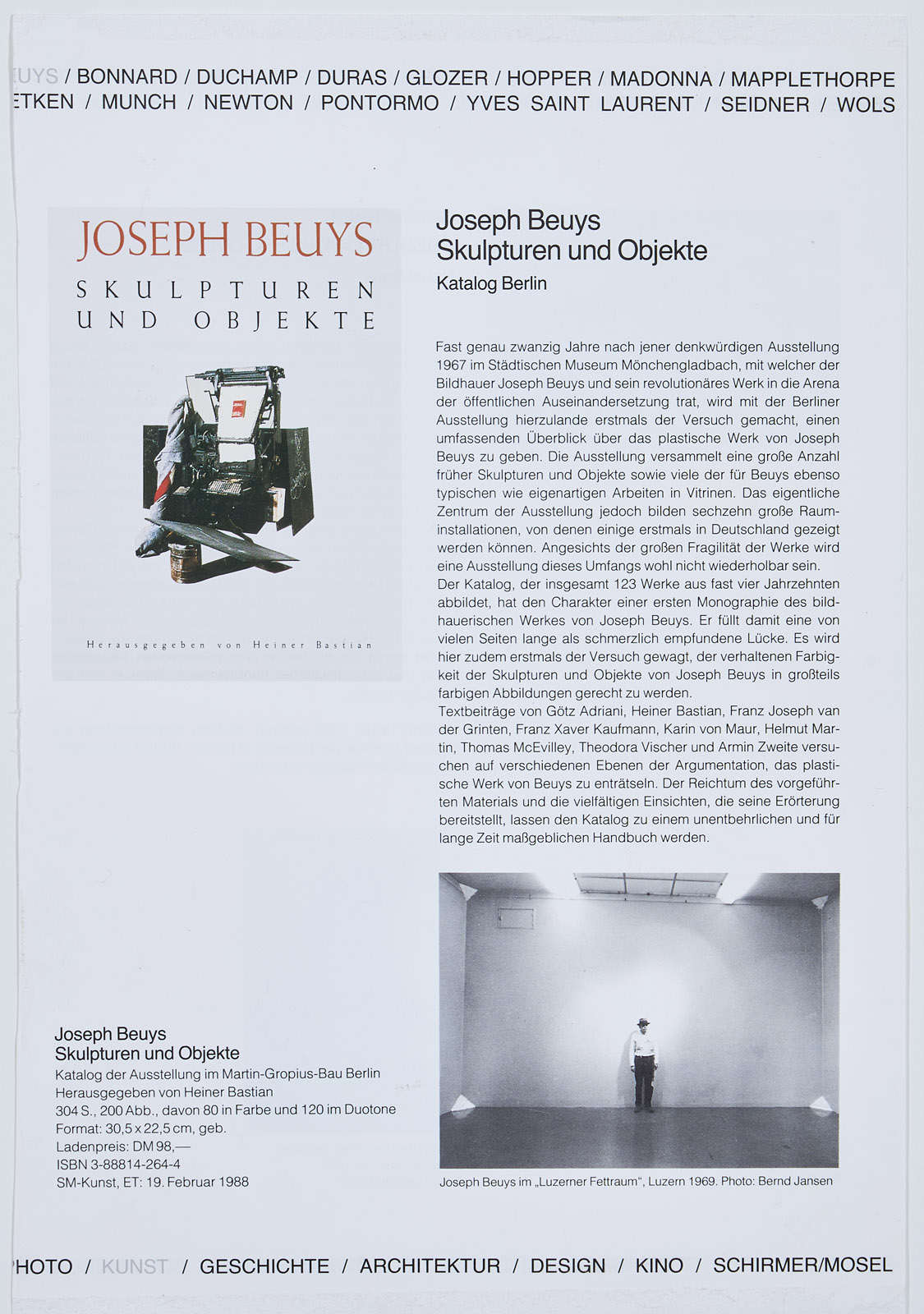 217/133 Beuys, Joseph – Bild 5