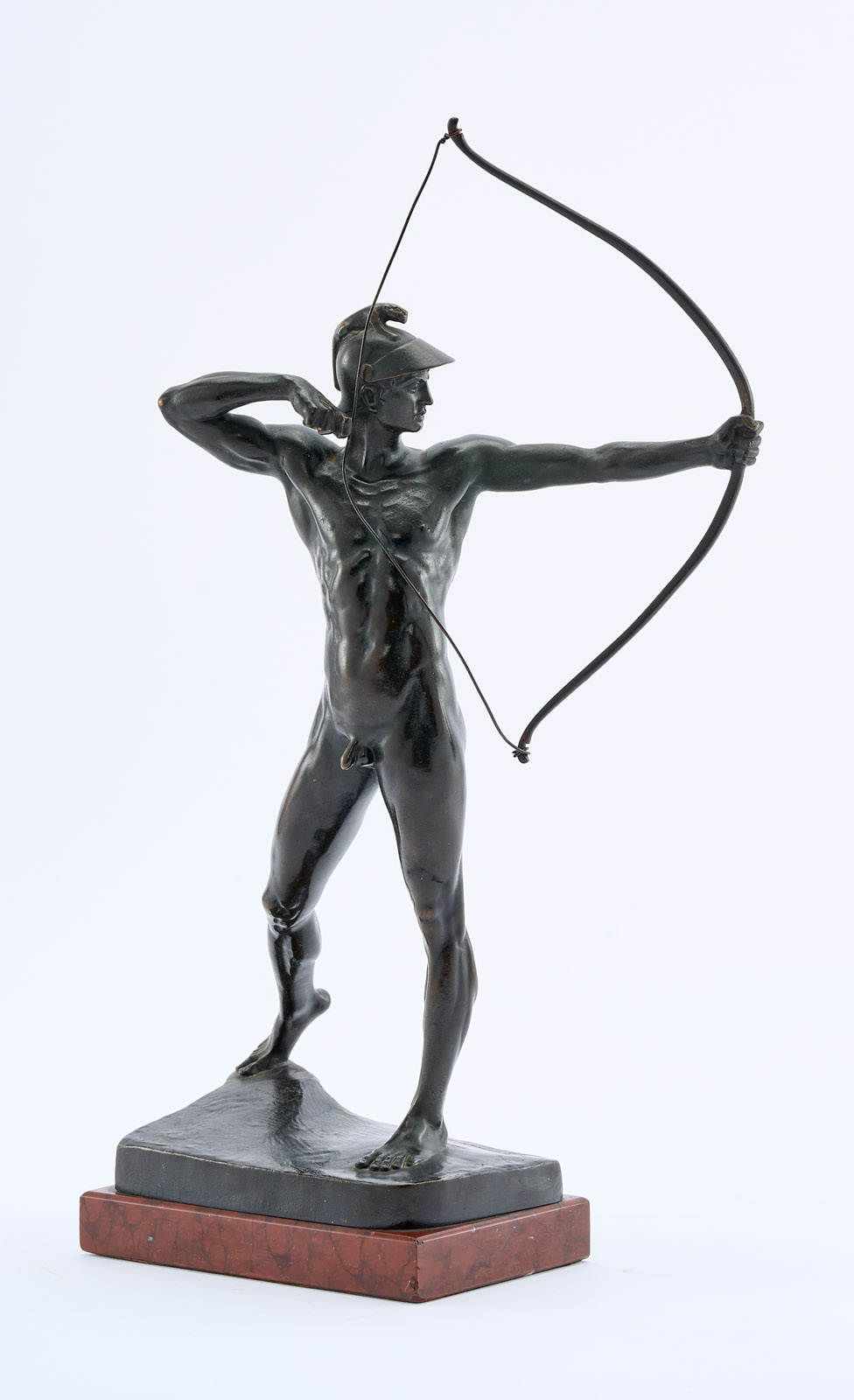 216/198 Bronze Ernst Moritz Geyger: Bogenschütze, um 1915. – Bild 2