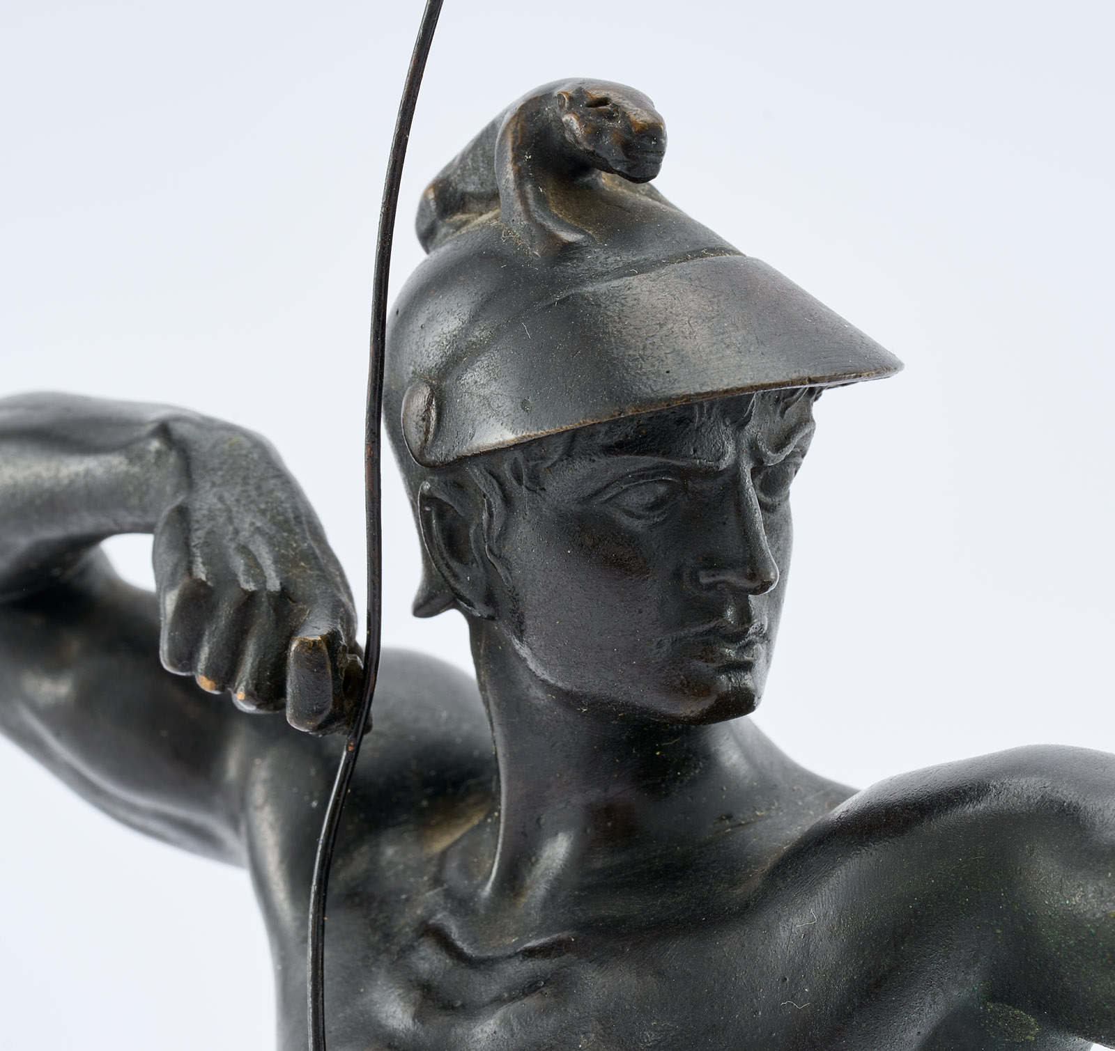 216/198 Bronze Ernst Moritz Geyger: Bogenschütze, um 1915. – Bild 8