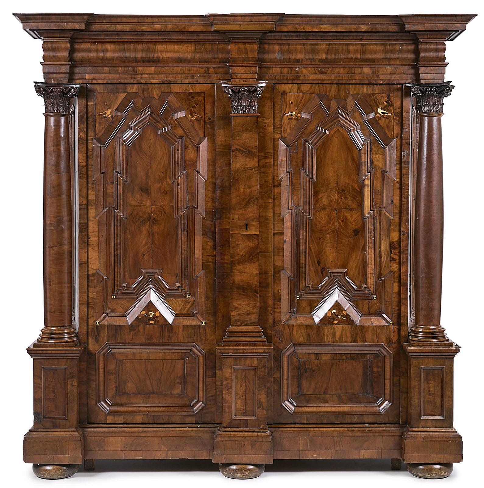 216/52 Frühbarock-Schrank, süddt. um 1700