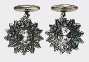 216/847 Paar Kaftan-Knöpfe, Russland 1908-1917