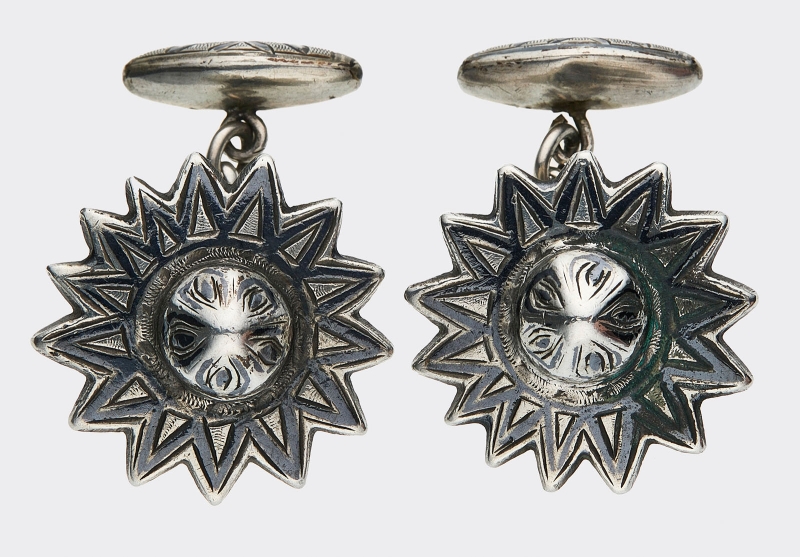 216/847 Paar Kaftan-Knöpfe, Russland 1908-1917