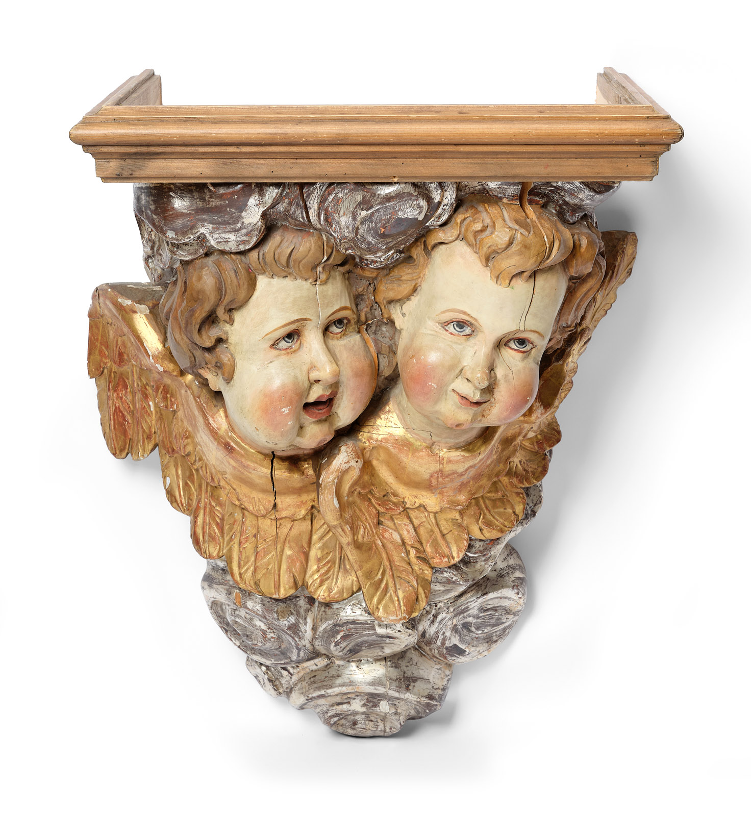 216/216 Gr. Barock-Stil-Wandkonsole, süddt. 19. Jh.