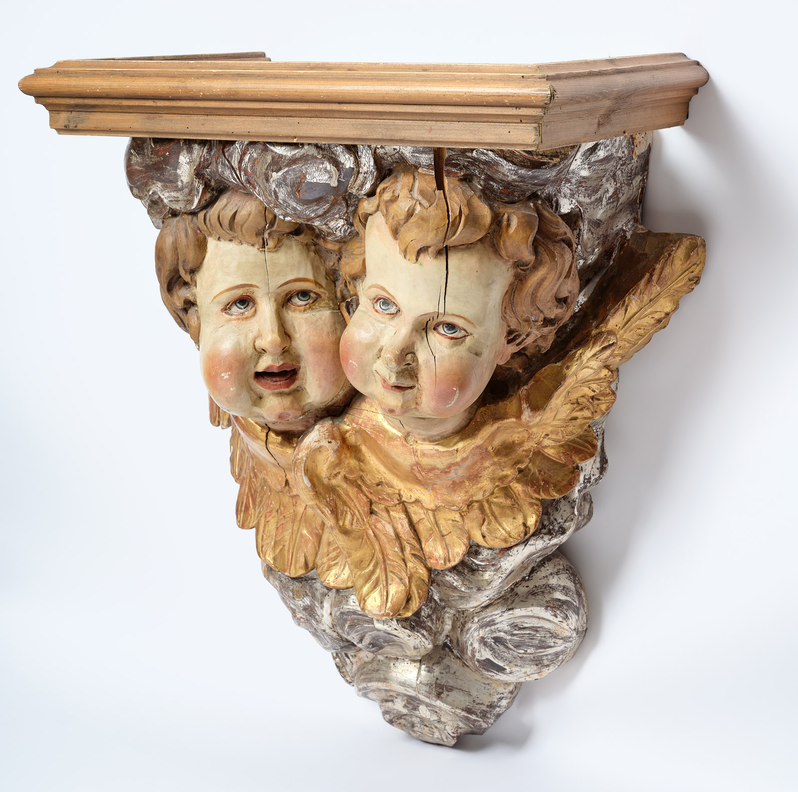 216/216 Gr. Barock-Stil-Wandkonsole, süddt. 19. Jh. – Bild 2