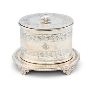 216/1011 Gr. ovale Dose, Sheffield Ende 19. Jh.