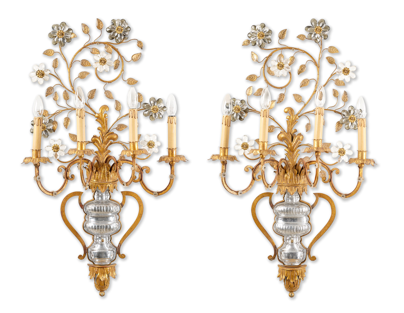 216/36 Paar gr. Wandlampen, Fa. Banci Firenze