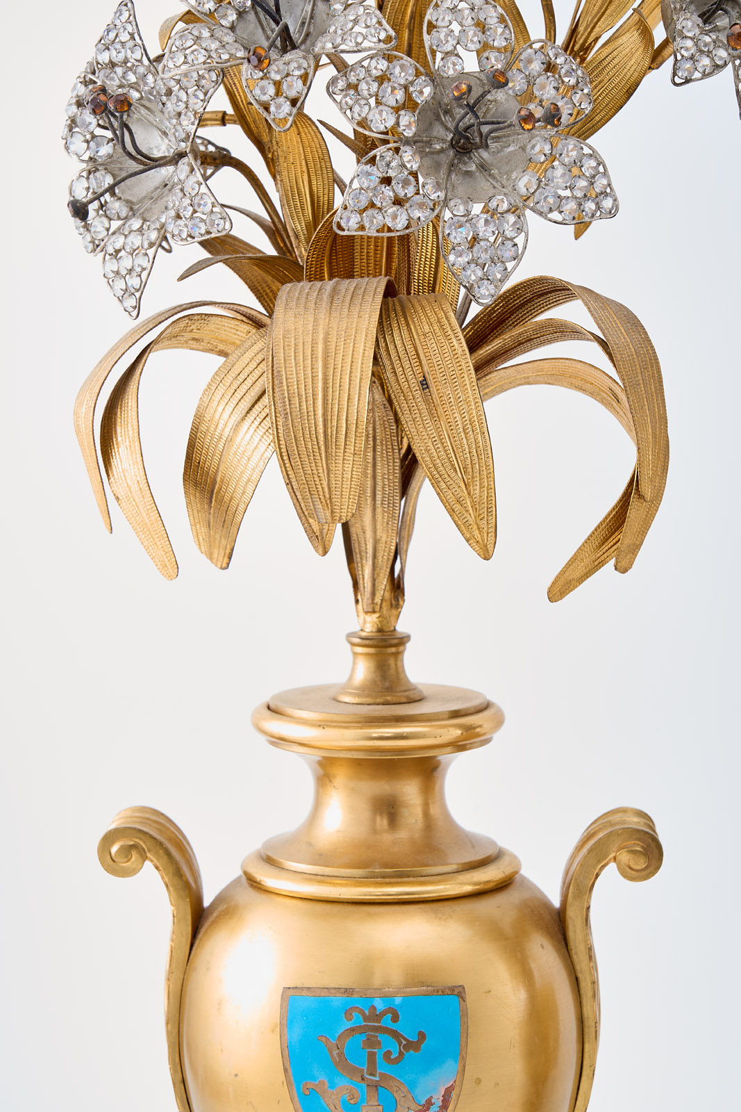 216/208 3-tlg. Tischgarnitur, Frankreich Mitte 19. Jh. – Bild 4