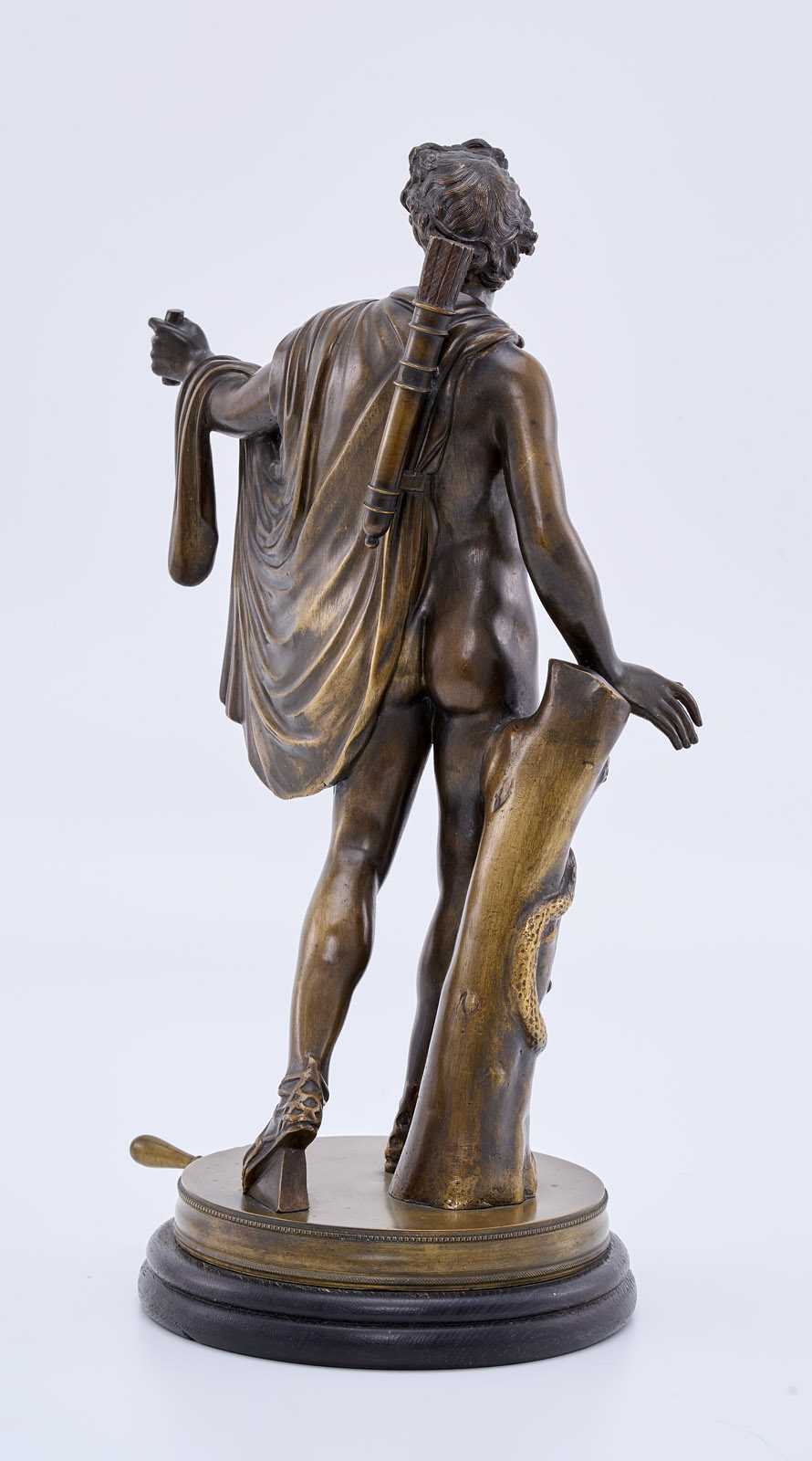216/173 Bronze nach antikem Vorbild: "Apoll von Belvedere", Italien Ende 19. Jh. – Bild 3
