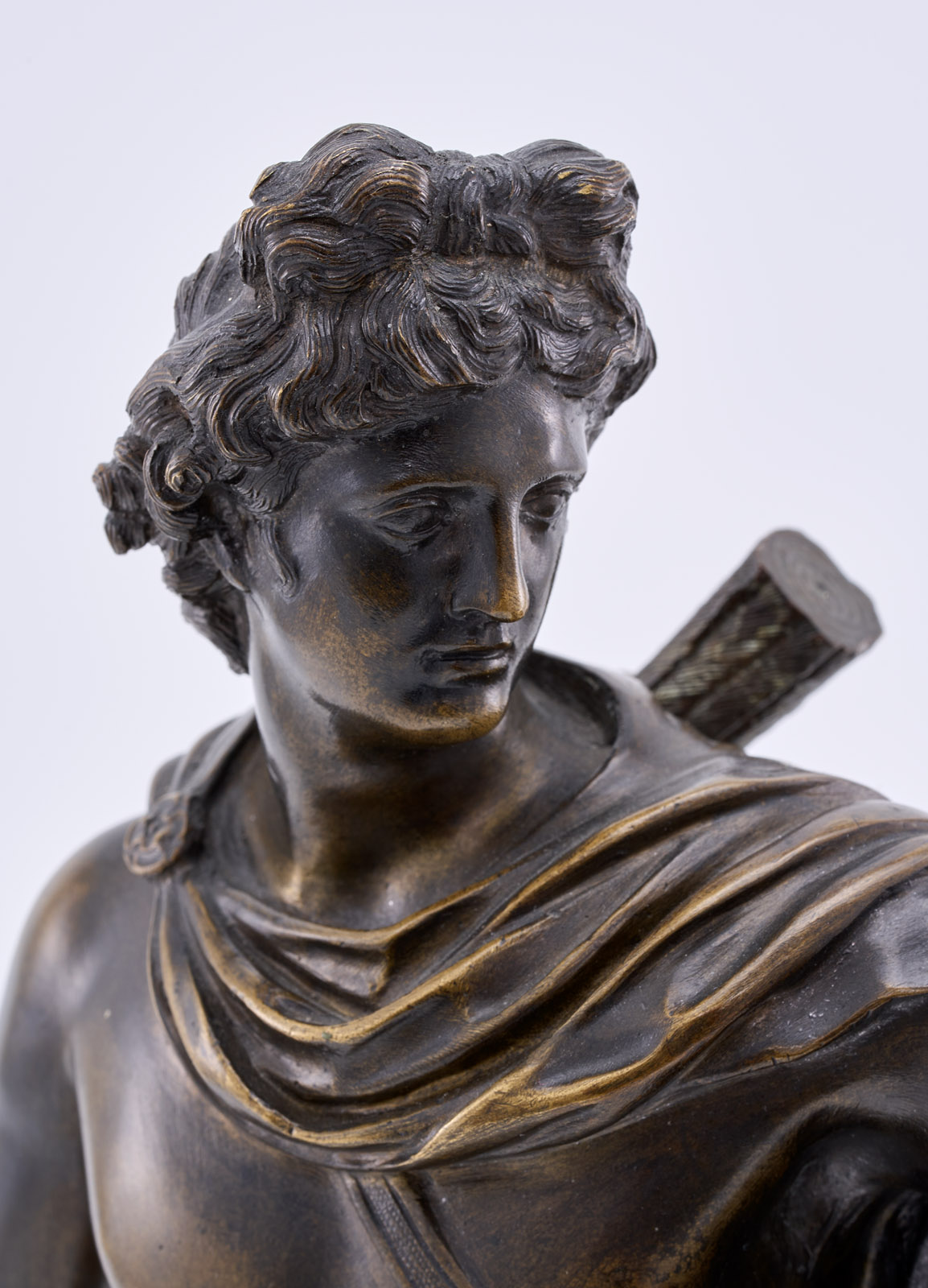 216/173 Bronze nach antikem Vorbild: "Apoll von Belvedere", Italien Ende 19. Jh. – Bild 5