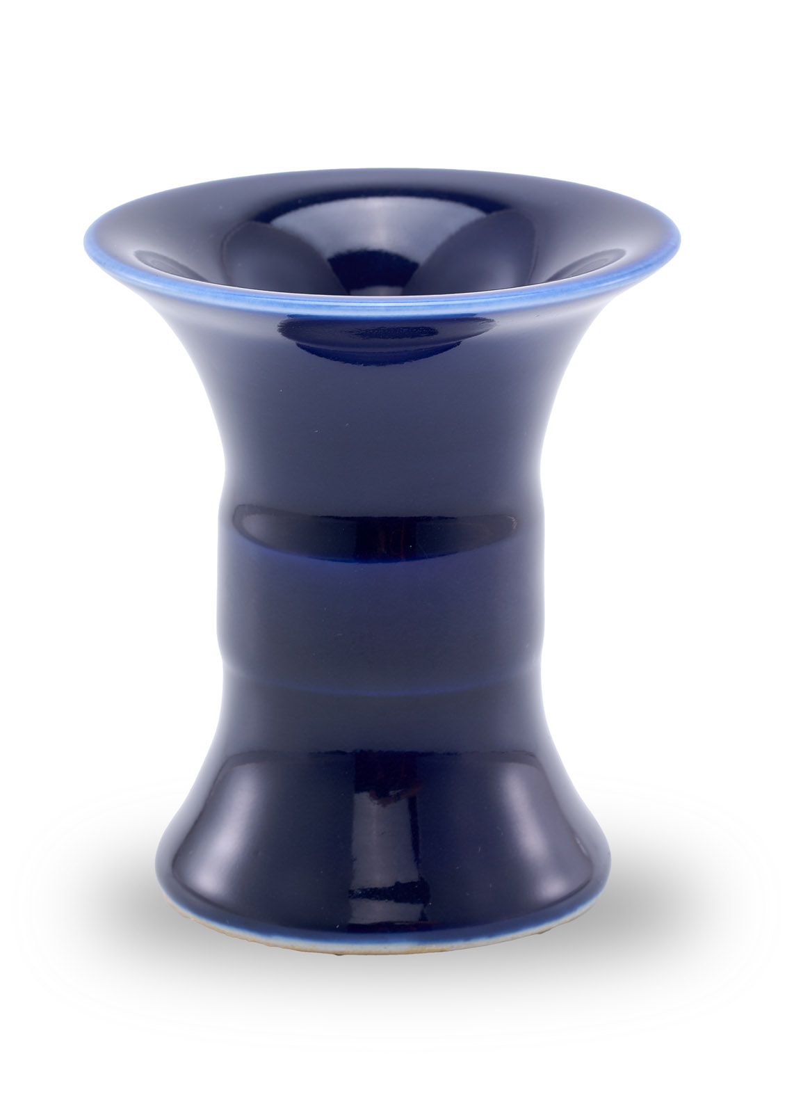 216/249 Kl. Vase in Gu-Form, China wohl 19. Jh.