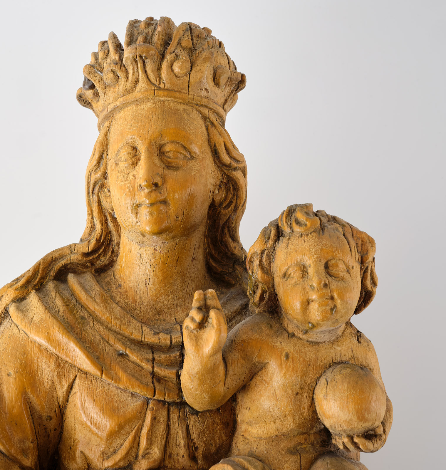 216/212 Maria mit Kind, Barock, 18. Jh. – Bild 5